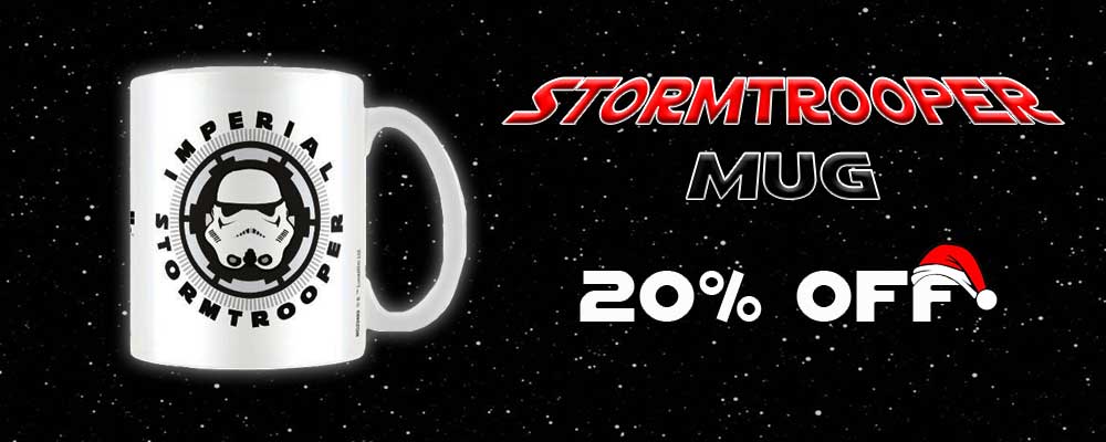 Christmas Sales at Jedi-Robe.com Stormtrooper Mug 20% off